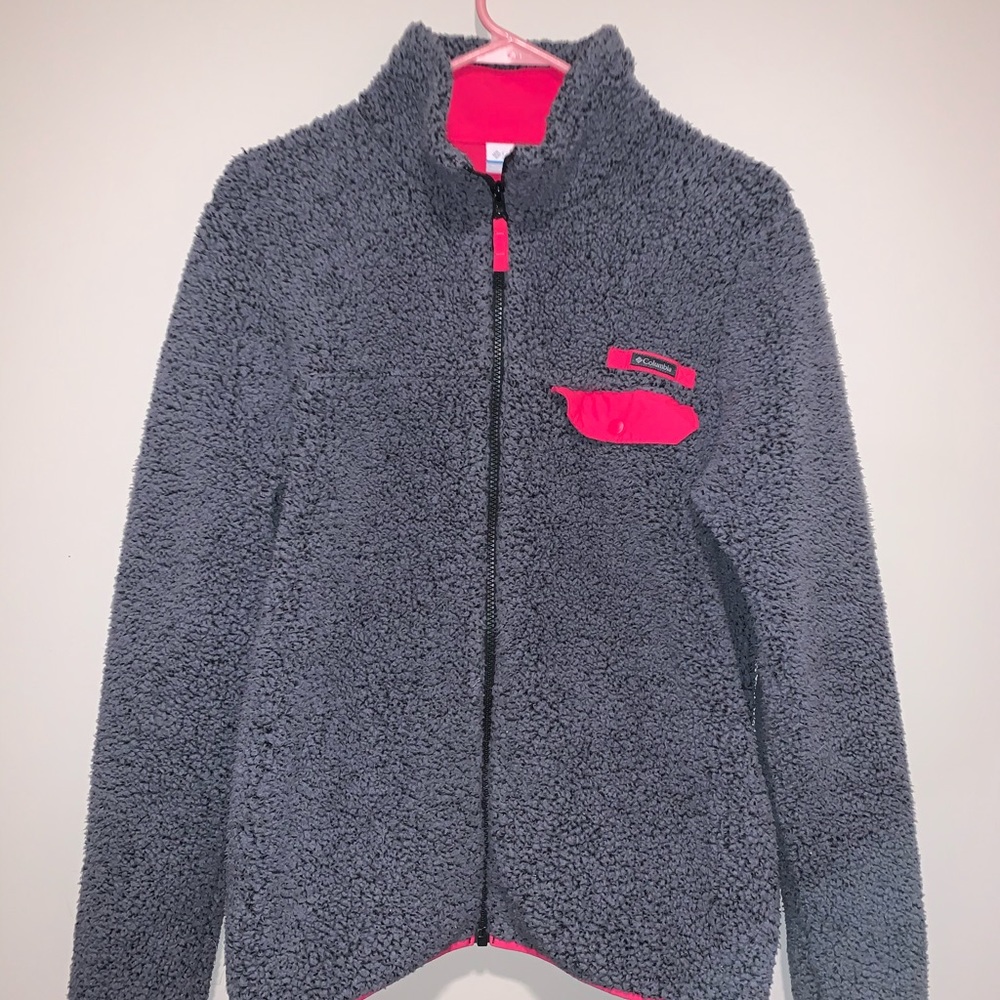 Grey Columbia Fleece Jacket
